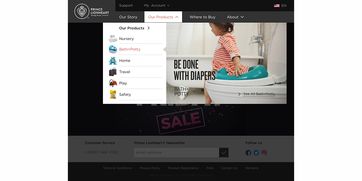 高效與童趣并存 國外寶寶用品網(wǎng)頁設(shè)計要點解析